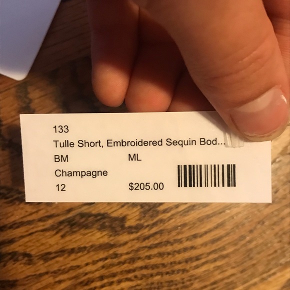 Cream colored lace homecoming dress - Picture 5 of 8